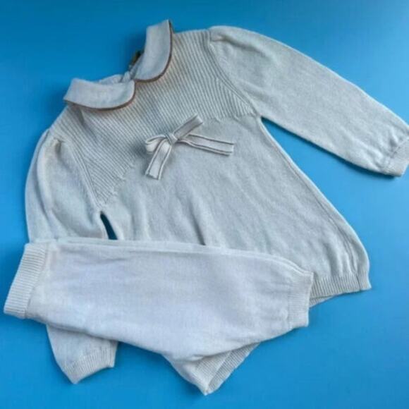 Alviero Martini Girls Gray Long Sleeve T-Shirt Top and Bundle Of 2 Size 9mo - Picture 1 of 6